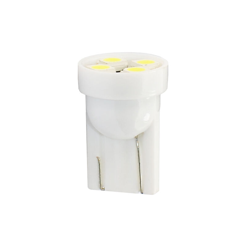 2 ampoules led T10 W5W 4 leds SMD3528 12V blanc