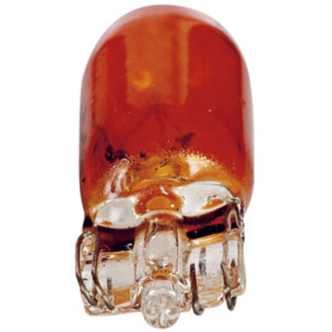 2 Ampoules T10 - 12V - 3W - Wedgebase - W2.1w9.5D - Orange