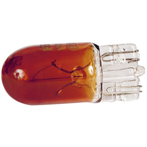 2 Ampoules T10 - 12V - 5W - Wedgebase - W2.1w9.5D - Orange