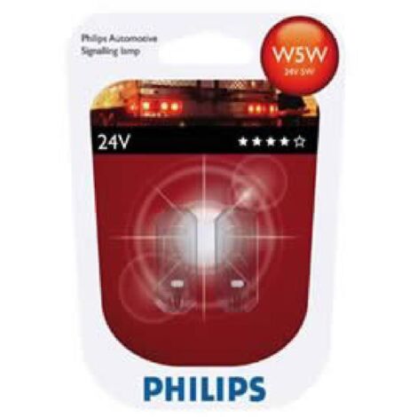 2 ampoules T10 W5W 24V