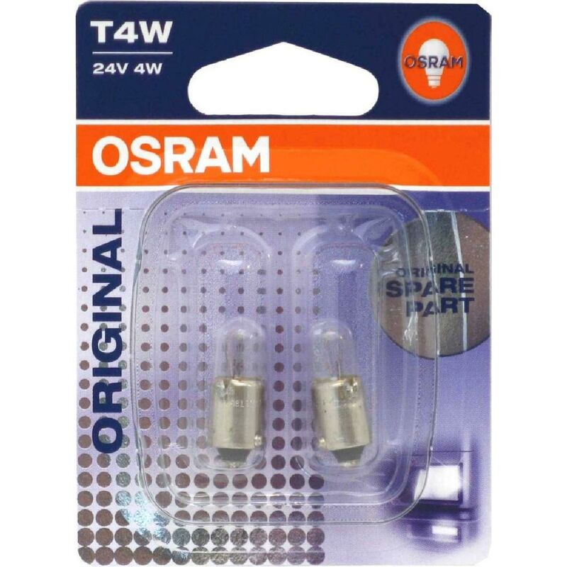 Osram - 2 ampoules T4W 24V 75-70W Original