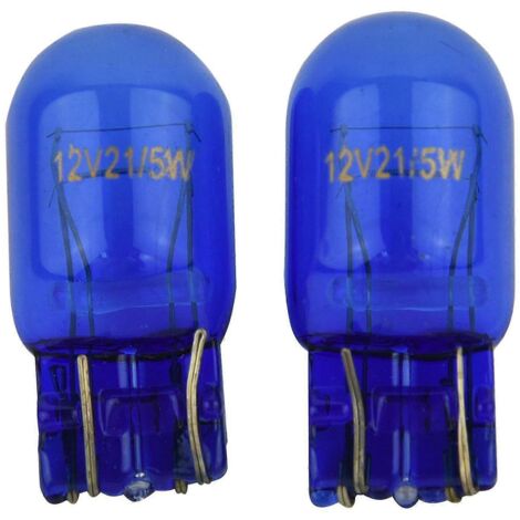 2 ampoules xénon HID 7443 Super White 6000K W21 5W T20 580 à double filament pour feux de position