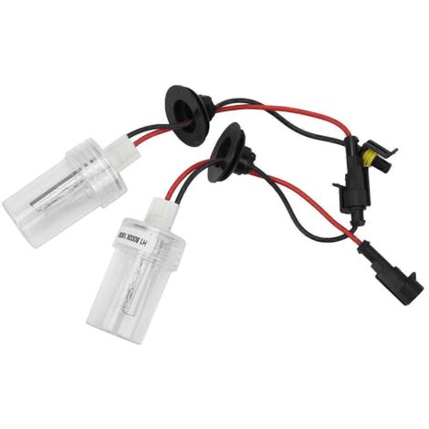 2 Ampoules Xenon HID H1 100W 8000K pour Phares Auto 12V - Lot de 2, Remplacement Haute Performance, Lumière Blanche Puissante