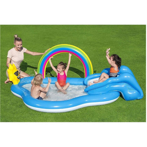 2 Ans + Gonfiable 257x145x91cm Avec Scivolo 53092
