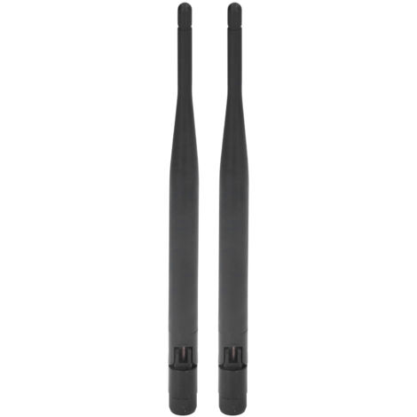 2 Antennes GSM 4G/3G Haute Gain 5DBI Pliables pour Réseaux Mobiles