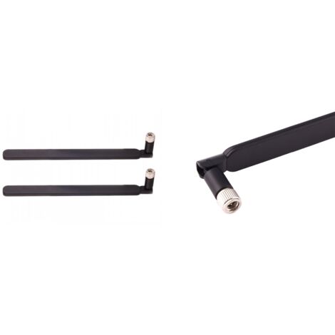 2 antennes LTE noires pour Huawei B593 E5186 B525 - kit pour améliorer la portée et la qualité du signal