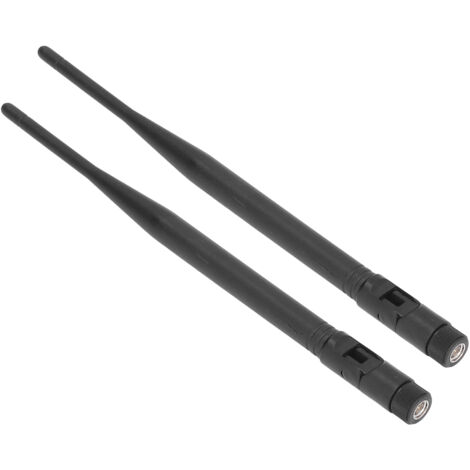 2 Antennes WiFi Pliantes à Haut Gain avec Connecteur SMA Femelle pour Routeur