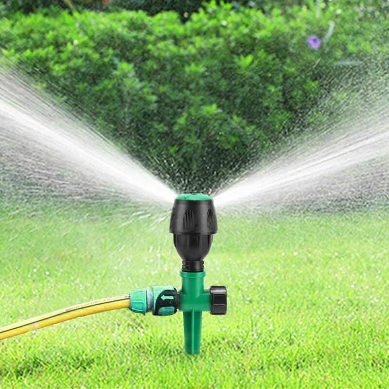 2 arroseurs de jardin, arroseurs de pelouse 4-7m arroseurs rotatifs à 360 ° pour arroser de grandes surfaces, arroseurs de jardin / irrigation