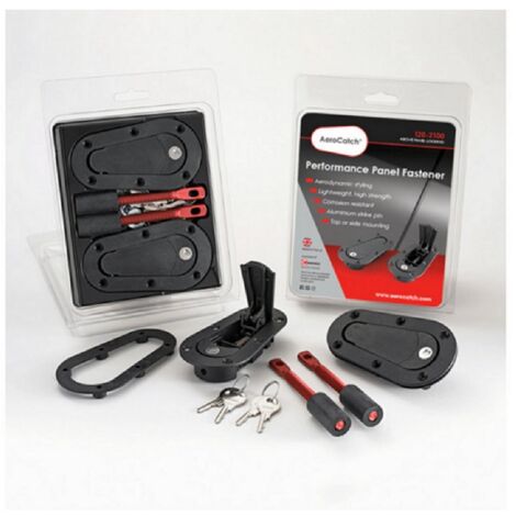 2 attaches capot Aerocatch avec clef