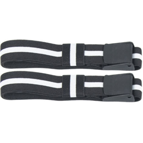 2 Bandes d'Entraînement d'Occlusion pour Bras et Jambes, Restriction du Flux Sanguin pour Séances à Domicile ou en Salle de Sport