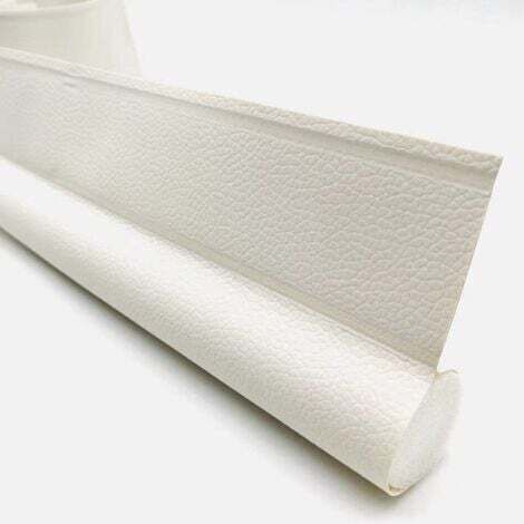 2 bandes d'étanchéité blanches pour bas de porte, isolation phonique, fente de pare-brise, isolation thermique, ruban anti-poussière et anti-insectes