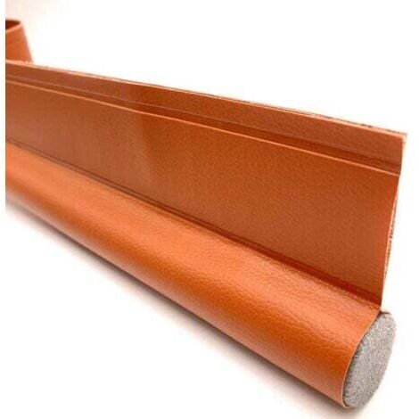 2 bandes d'étanchéité orange pour bas de porte, isolation phonique, fente de pare-brise, isolation thermique, bandes anti-poussière et anti-insectes