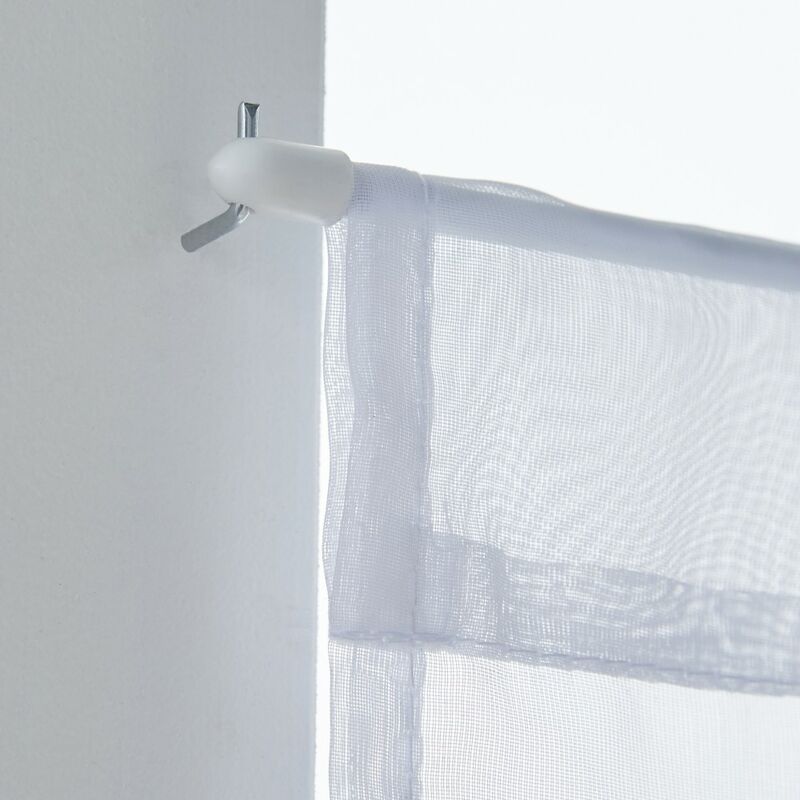 Image of Centrale Brico - 2 barre tonde diam. Acciaio bianco lucido 7 mm 30/50 cm