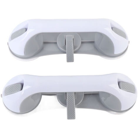 2 barres douche ventouse forte pour chaise murale