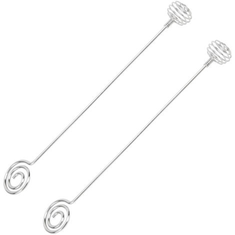 2 Bâtonnets à Café en Spirale Souples, Durables et Ergonomiques pour Mélanger