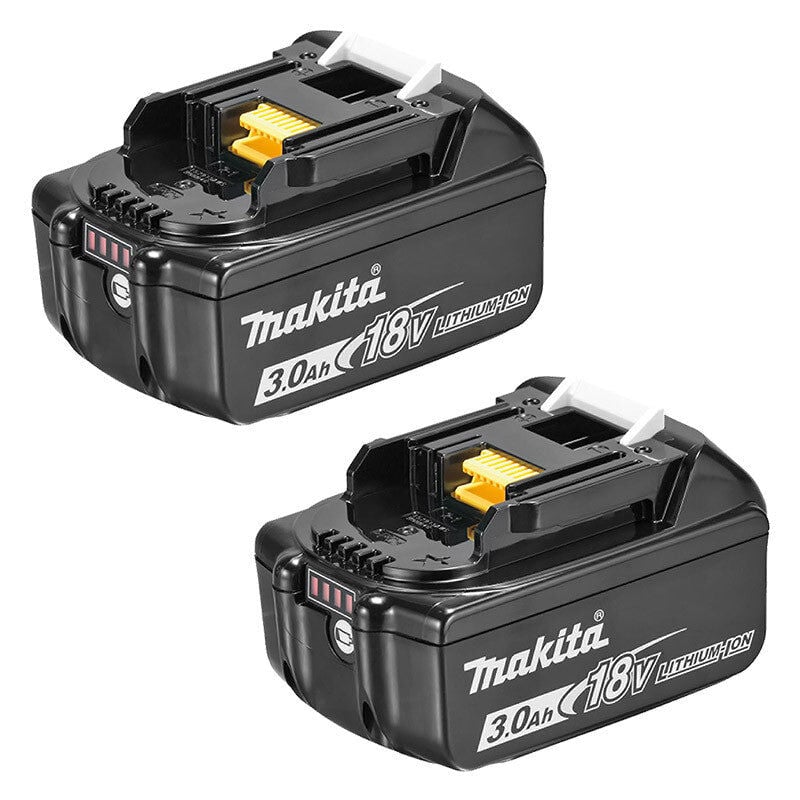 Makita - 2 Batteries BL1830B 18V 3.0 Ah