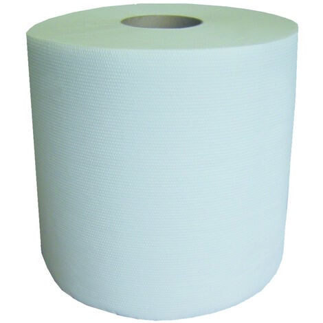 GLOBAL HYGIENE 2 BOBINES D ESSUYAGE 1000F BLANCHES 2 PLIS