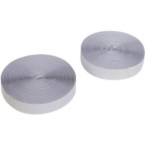 Bobines de bandes auto-agrippantes blanches autocollantes 2 pcs