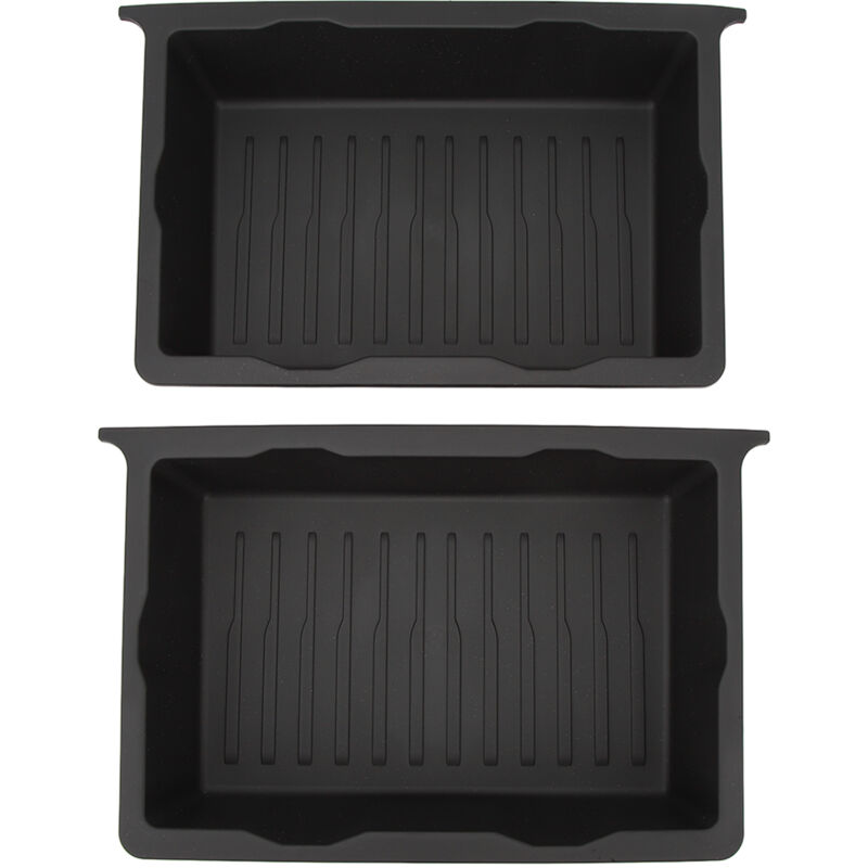 2 boîtes de rangement sous le siège, boîte de rangement en tpe de type tiroir pour Tesla Model y (TO4)