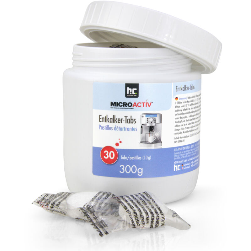 Microactiv 300 g de pastilles de détartrage pour machine à café 0.3 kg (en)