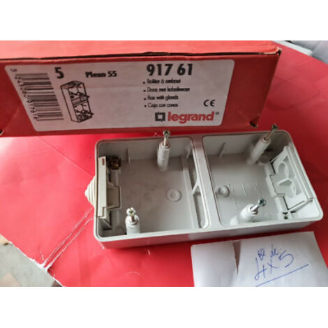 2 Boîtier double  saillie  LEGRAND 917 61 - PLEXO 55 étanche , 91761