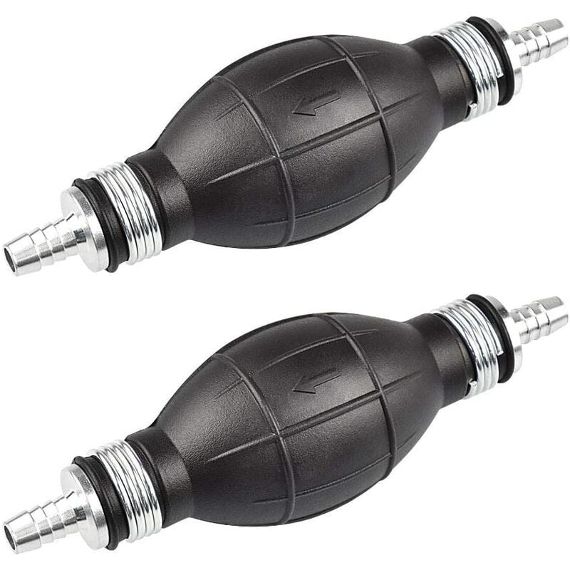 

2 bombas manuales de transferencia de líquido de 8 mm, bomba de sifón manual de goma, bomba manual para acueducto de gasolina solvente, combustible
