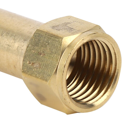 2 boquillas de pulverización G3/8" para riego interior, largo alcance, cabezal de latón, 6,8 cm, 1 mm/2 mm