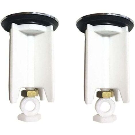 2 bouchons de lavabo Bouchon de lavabo universel 40mm Bouchon de lavabo Bouchon de lavabo de salle de bain Bouchon de vidange réglable en hauteur pour vidange de lavabo et bidet