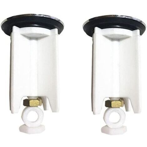 2 bouchons de lavabo Bouchon de lavabo universel 40mm Bouchon de lavabo Bouchon de lavabo de salle de bain Bouchon de vidange réglable en hauteur pour vidange de lavabo et bidet
