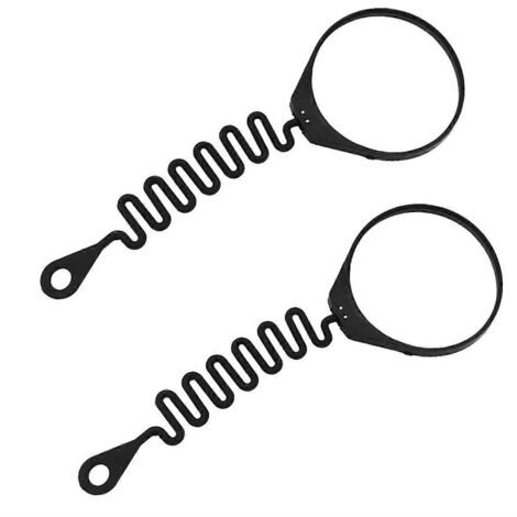 2 Bouchons de réservoir de carburant, couvercles, câbles, fils, anneaux pour conduites d'essence et d'huile --