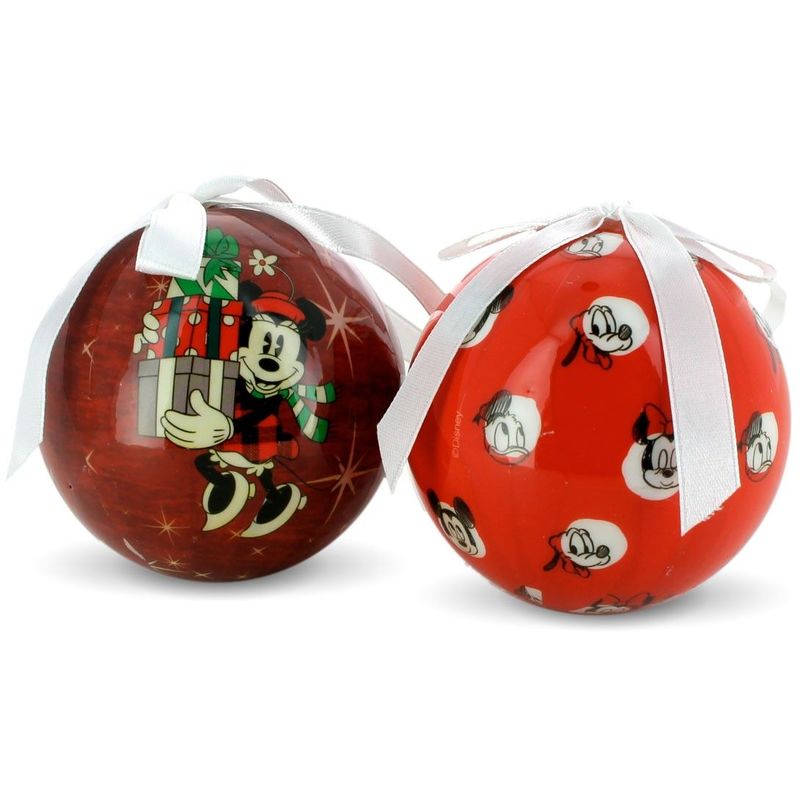 2 BOULES DE NOEL DISNEY VINTAGE - bldpd014