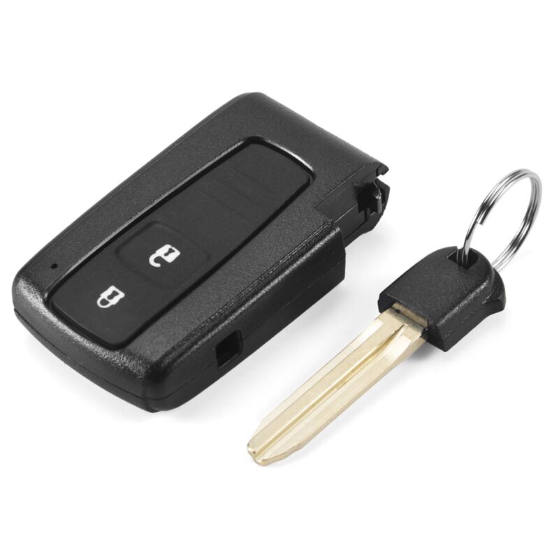 Tlily - 2 Bouton Smart Remote Key Case Shell Et Lame Pour Verso Prius