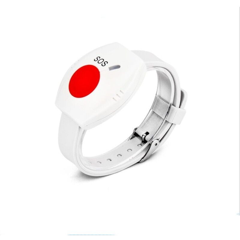 2 bracelets d'urgence sos pour système d'alarme