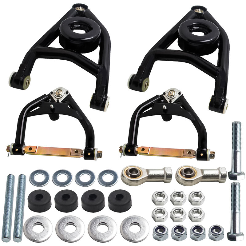 2 Bras de Suspension Supérieurs Inférieurs avec boulon pour Chevy Chevelle 64-72