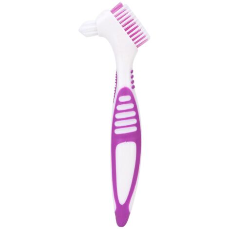 2 Brosses de Nettoyage pour Prothèses Dentaires, Double Face pour Éliminer la Plaque et Soins Bucco-dentaires