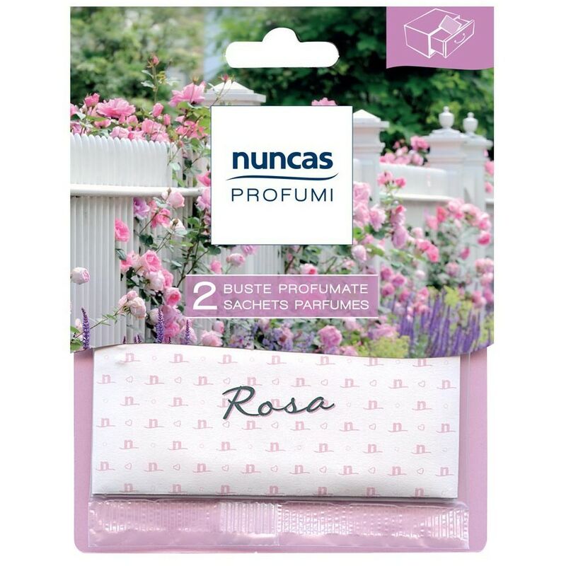 Nuncas - 2 Buste Profumate per Cassetti Rosa