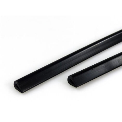 2 butoirs de porte souples 45cm noir - CARLinéa