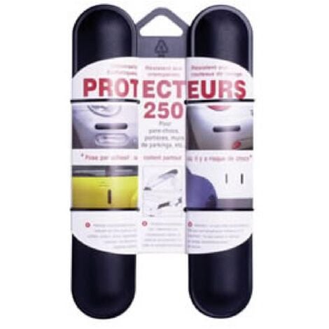 2 Butoirs pare-chocs 25cm noirs