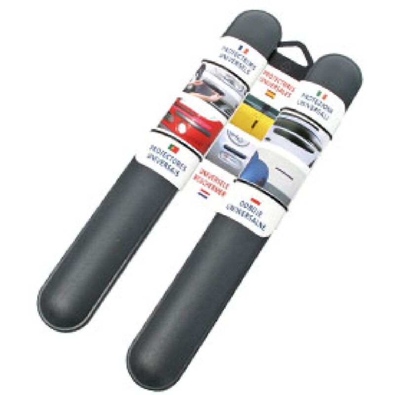 2 Butoirs pare-chocs 51cm noirs