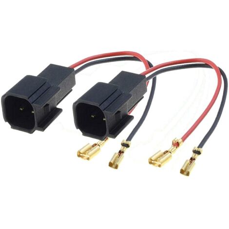 2 Cables adaptateurs haut-parleur compatible avec Opel Astra Insignia