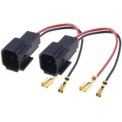 2 cables haut parleur compatible avec Ford Fiesta Focus Ka Mondeo Opel Astra Insignia