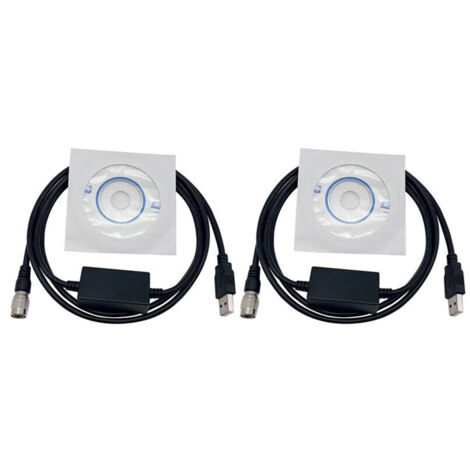 2 câbles téléchargement données USB pour station totale 6 broches NPL 352/DTM 522/DTM 322/DTM552