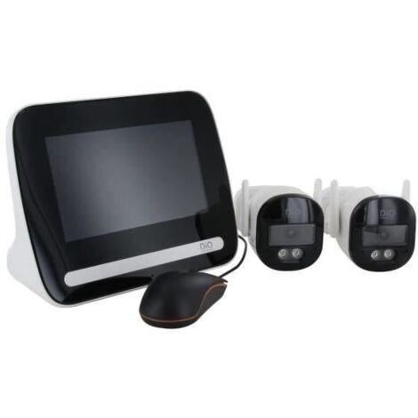 2 caméras sans fil - DIO CONNECTED HOME - LCD/NVR sans fil - 7 - 3MP