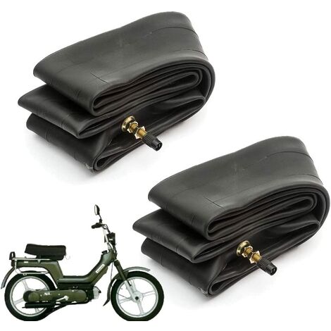 2 CAMERE D'ARIA 2.50/2.75-16 SCOOTER 16 POLLICI 250/275-16 VALVOLA DIRITTA TR4 X PER PNEUMATICI MOTO Ecovelo
