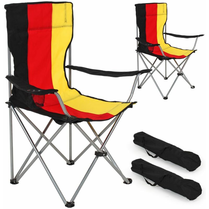 2 Camping Chairs Folding Chair Fold Up Chair Folding Camping Chair Germany 401257