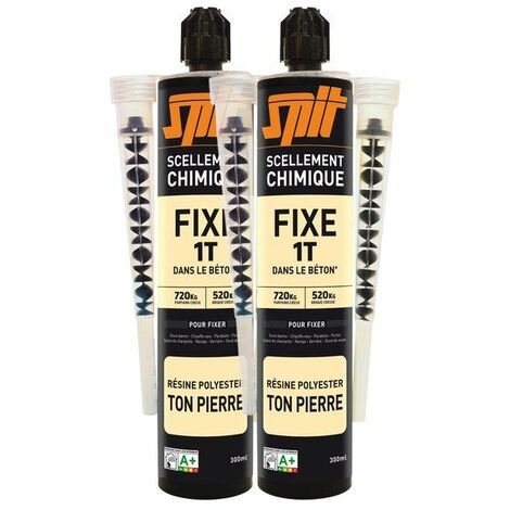 2 Cartouches De Scellement Chimique Beige Spit