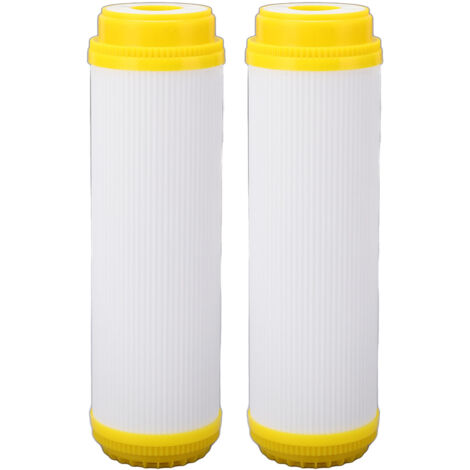 2 Cartouches Filtre à Eau 10 Pouces Charbon Actif T33 - Kit Universel pour Maison