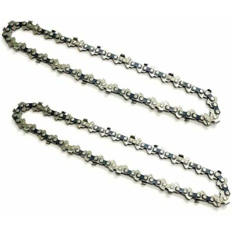2 catene per motosega da 6 pollici per mini motosega portatile ricaricabile, passo catena 1/4, calibro catena 0,043/1,1 mm, maglie di trasmissione 37DL, lunghezza di taglio utile 15 cm, da DEBUNS
