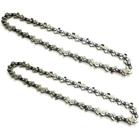 2 catene per motosega da 6 pollici per mini motosega portatile ricaricabile, passo catena 1/4", calibro catena 0,043/1,1 mm, maglie di trasmissione 37DL, lunghezza di taglio utilizzabile 15 cm