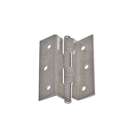 MADIDEF - 2 CERNIERE COLLO ALTO NICHELATO 40X35 MM DESTRA